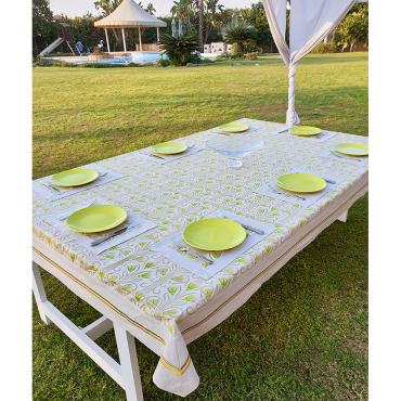 Linen Yellow Tablecloth 