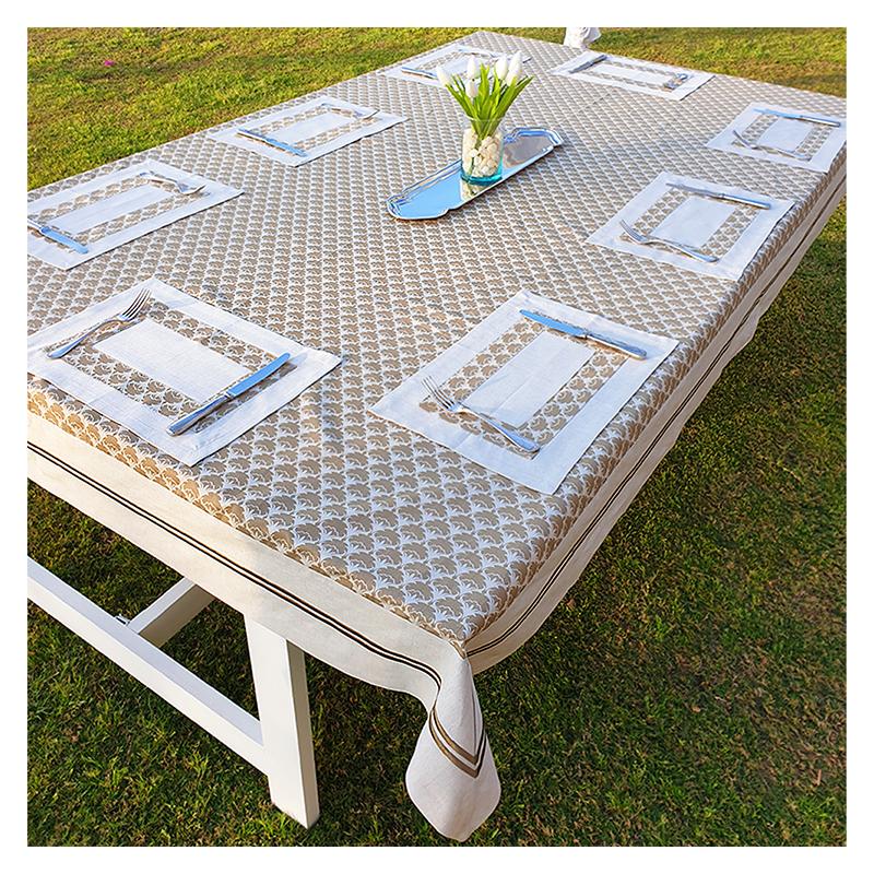 Linen Beige Tablecloth