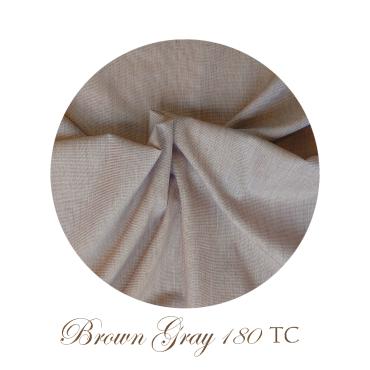 Brown Fitted Sheet 100% Cotton-180 TC 