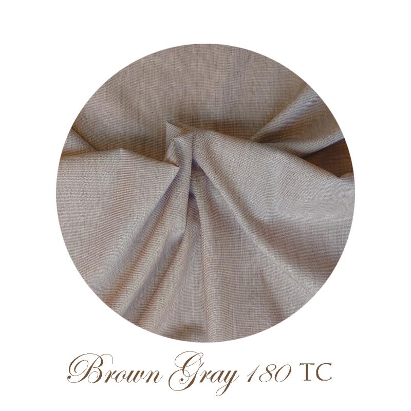 Brown Fitted Sheet 100% Cotton-180 TC