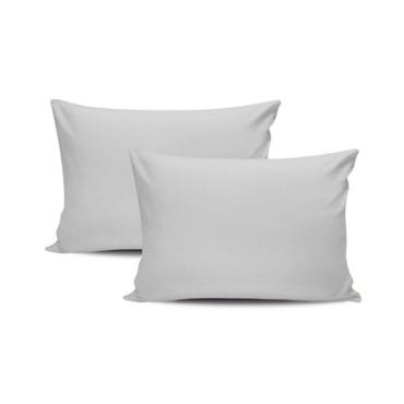 Pack of Plain Light gray Pillow Cases 100%Egyptian cotton 300TC