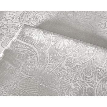 white Jacquard Fitted sheet