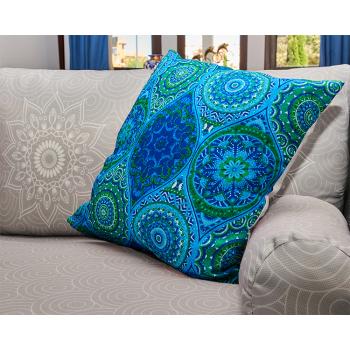 Blue Green Cushion