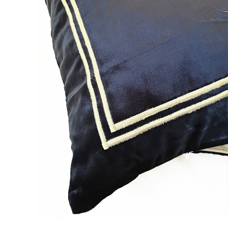 Navy Leaves set's Cushion