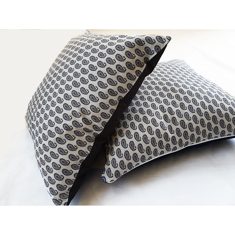 Black kashmir Cushion