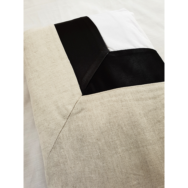 Black And Beige Duvet Cover