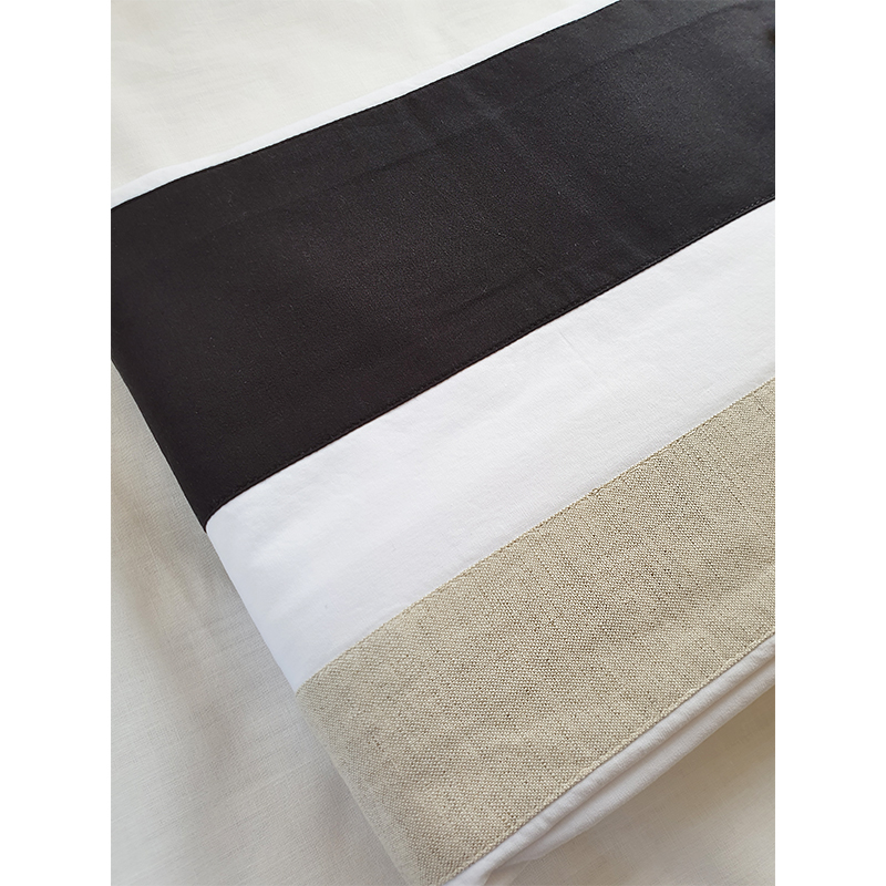 Black And Beige Duvet Cover