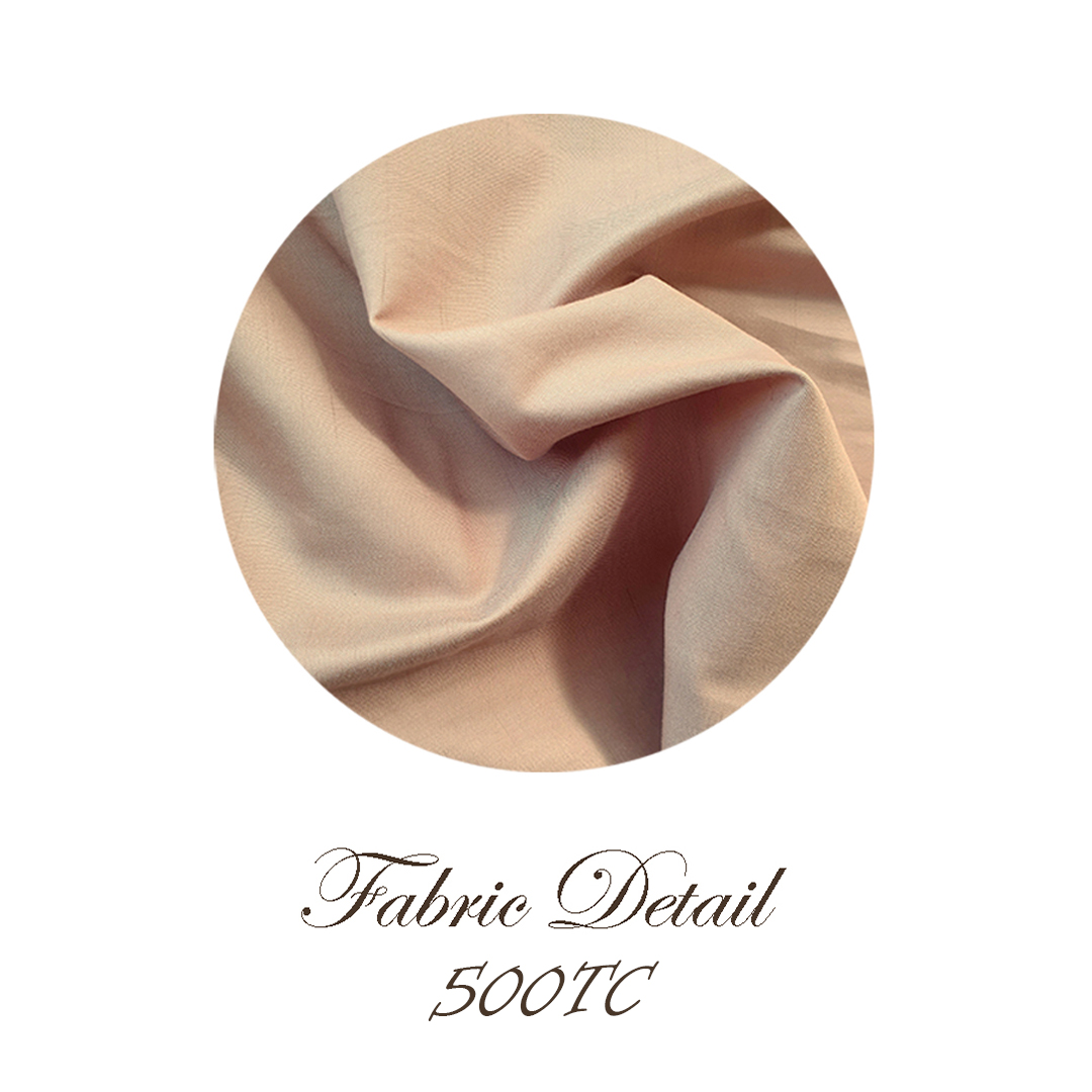 Beige border Duvet cover - 500TC