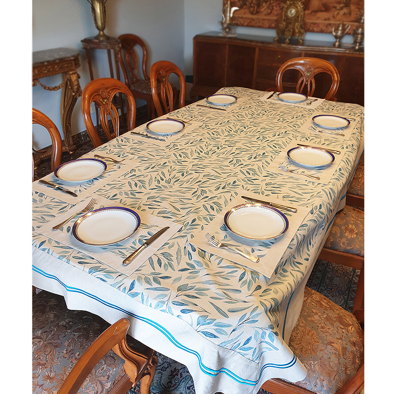 Blue linen Placemats