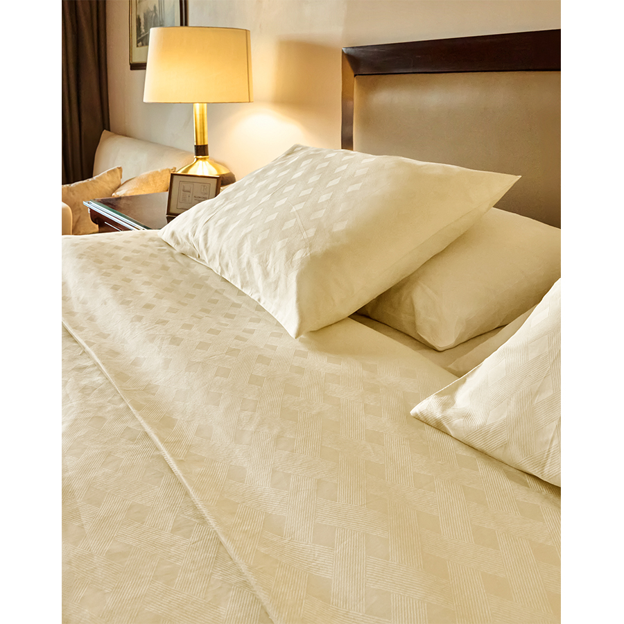 Jacquard Duvet Cover (white or Off White )