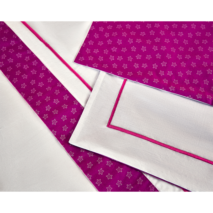 Pink Stars Tow Pillow cases