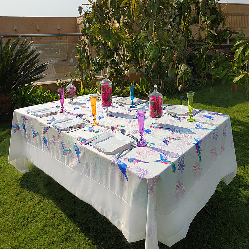  Birds Table Cloth 180 x 300 cm