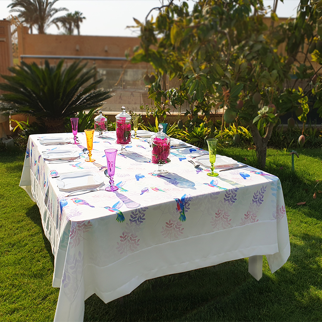  Birds Table Cloth 180 x 300 cm