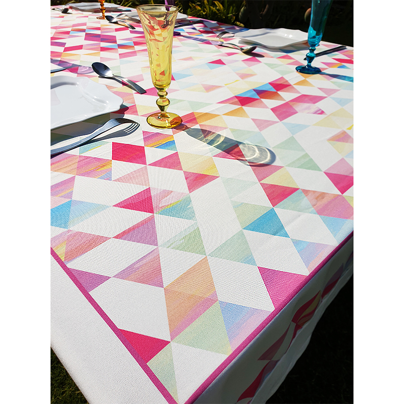 Triangles Table Cloth 180 x 300 cm