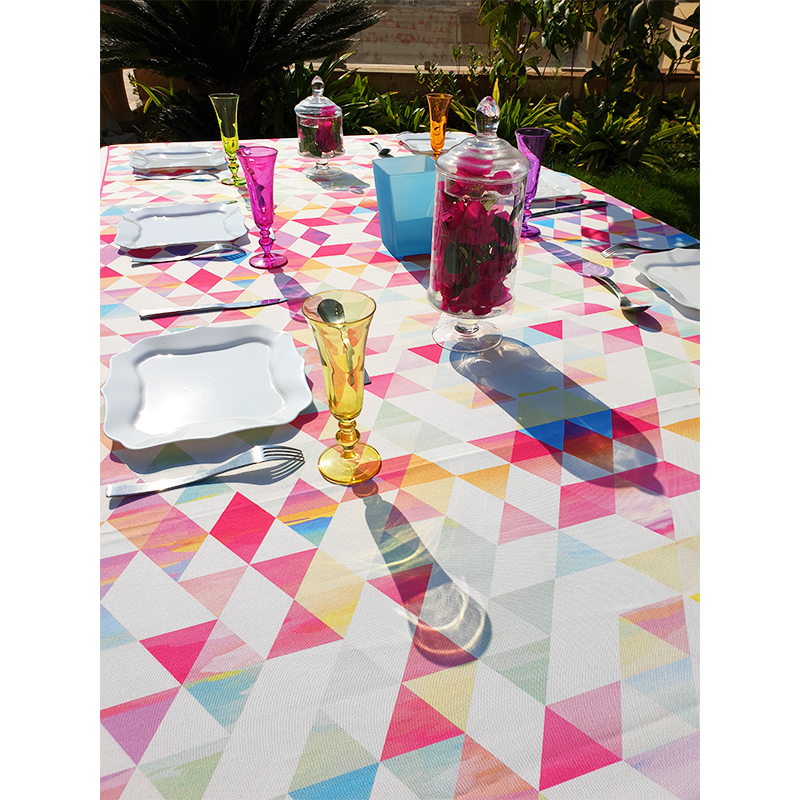 Triangles Table Cloth 180 x 300 cm