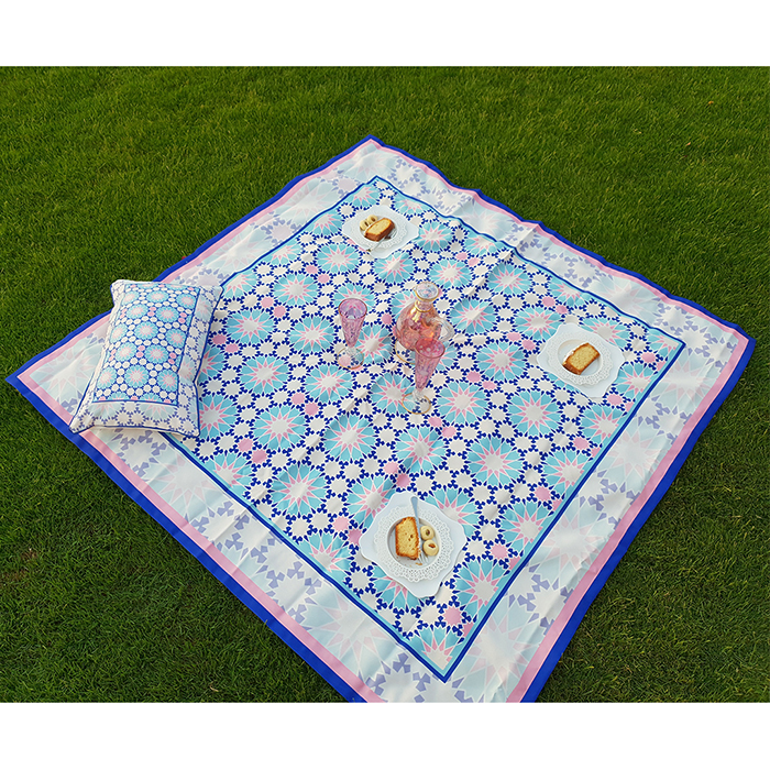 Floral Mandalas Table cloth 150 x 150 cm