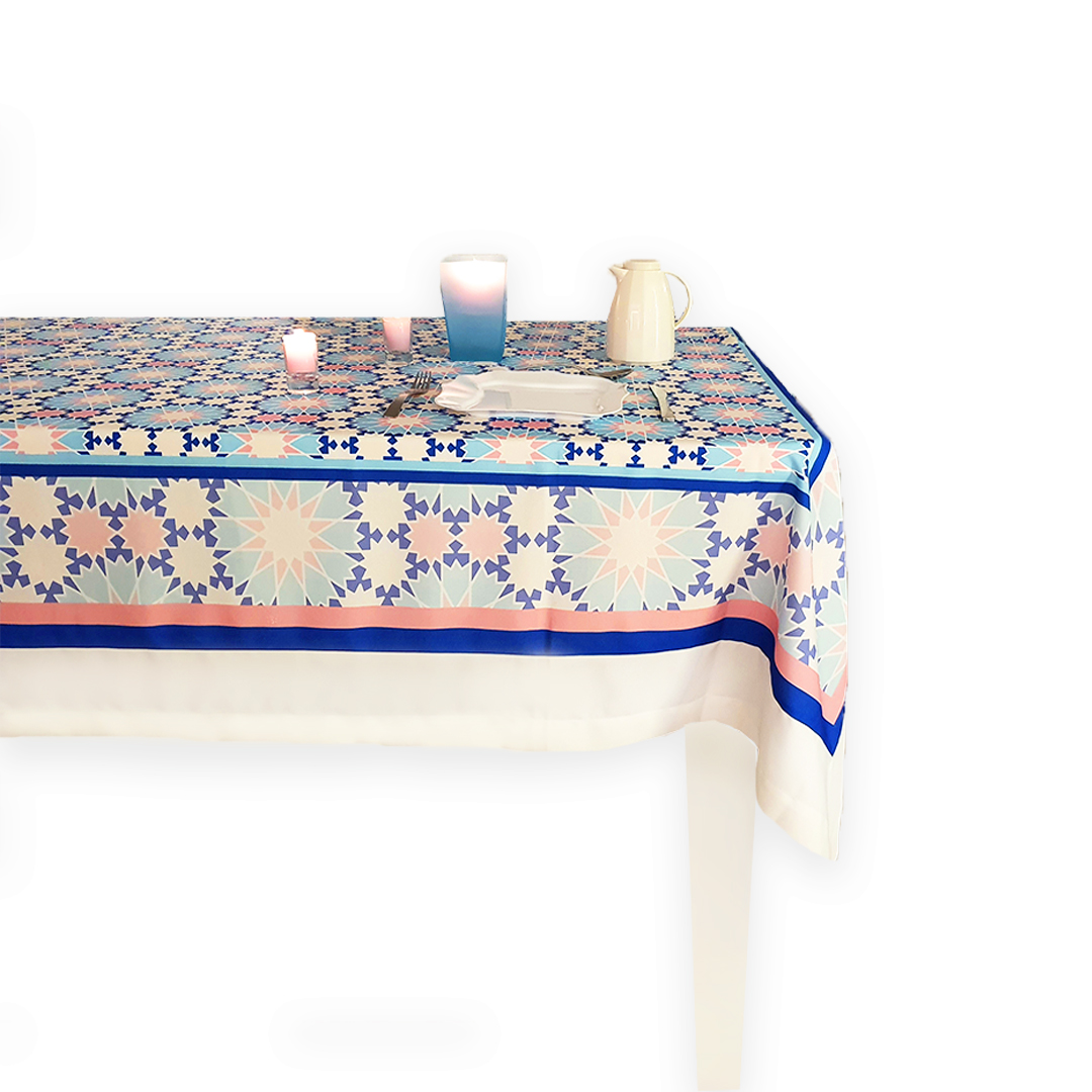 Floral Mandalas Table cloth 180 x 300 cm