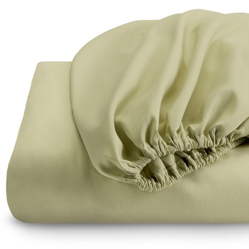 Dark Olive Fitted Sheet 100% Egyptian Cotton-200TC