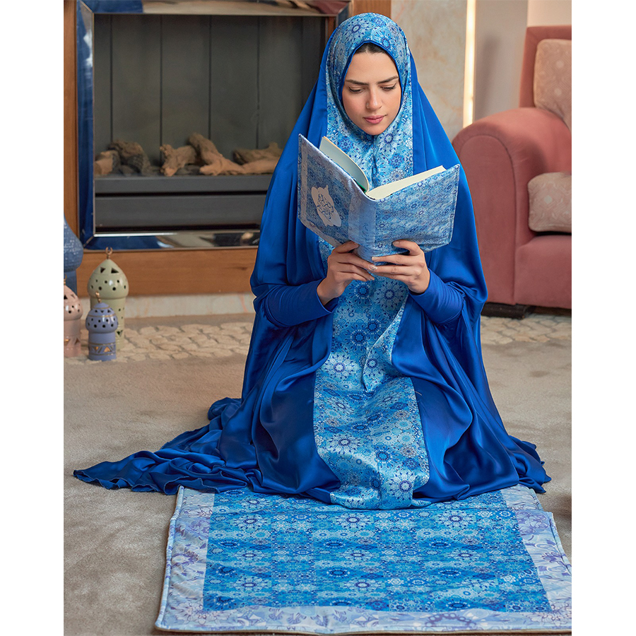 Praying set (Blue Floral )