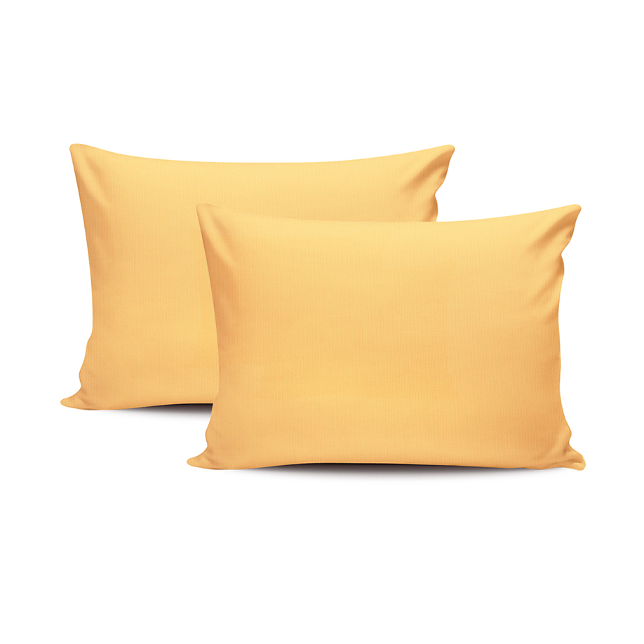 Pack of Plain Yellow Pillow Cases 100%Egyptian cotton 200TC