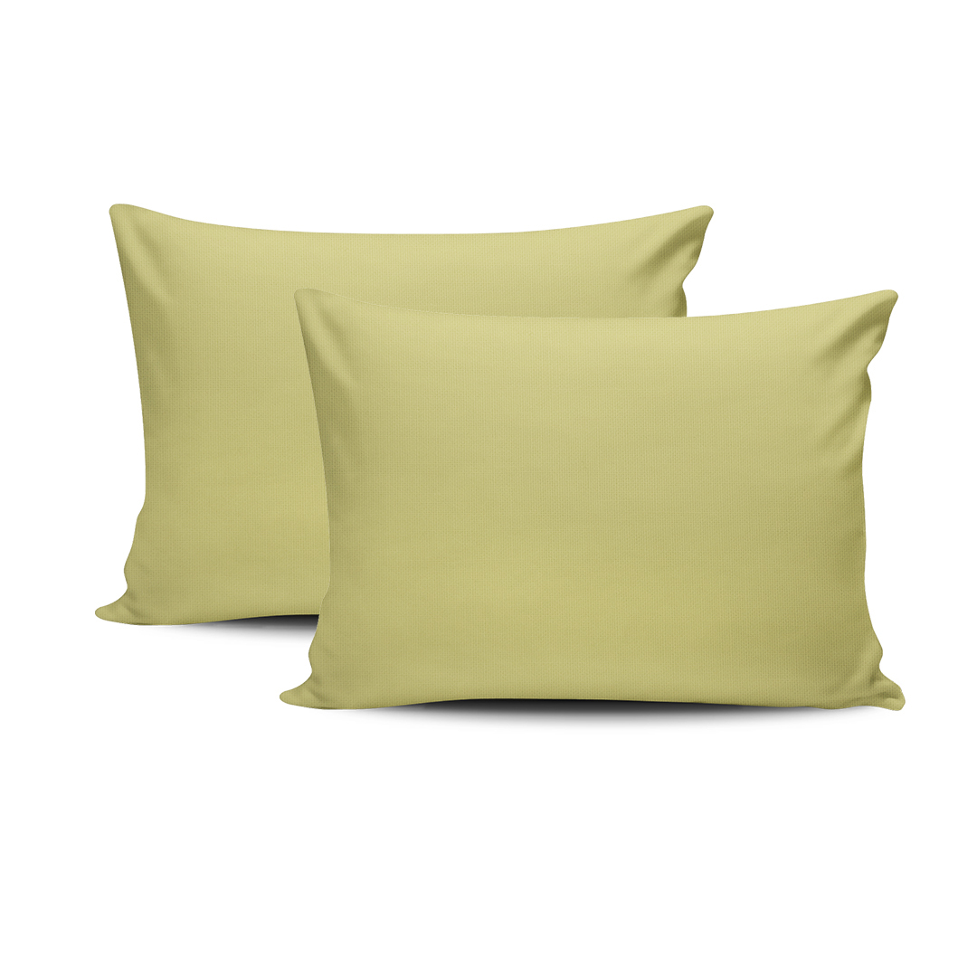 Pack of Plain Olive Pillow Cases 100%Egyptian cotton 200TC