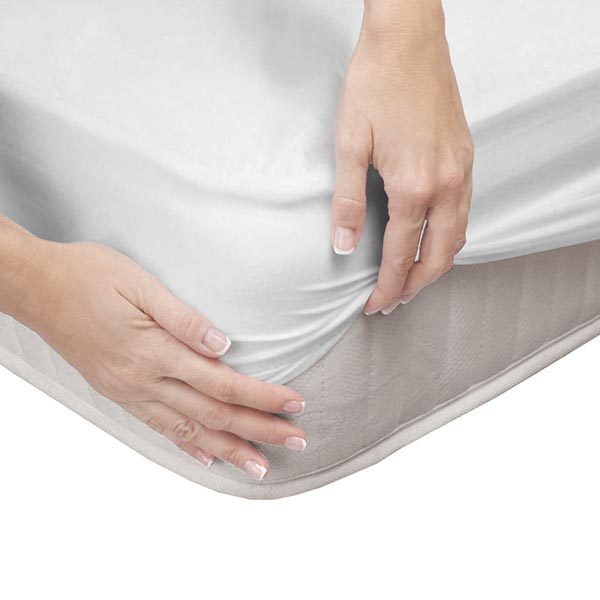 White Fitted Sheet 100% Egyptian Cotton-300TC