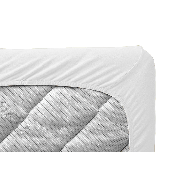 White Fitted Sheet 100% Egyptian Cotton-300TC