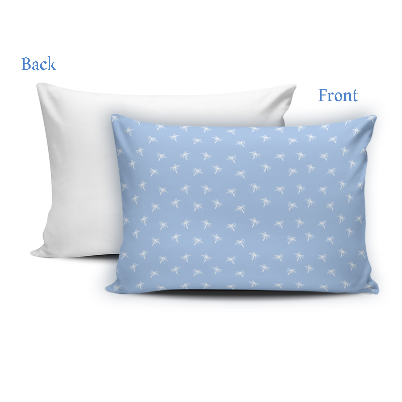 Light Blue  Palm Pillow cases