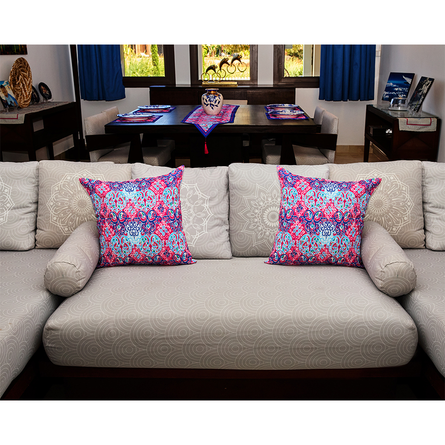 Blue Pink Cushion