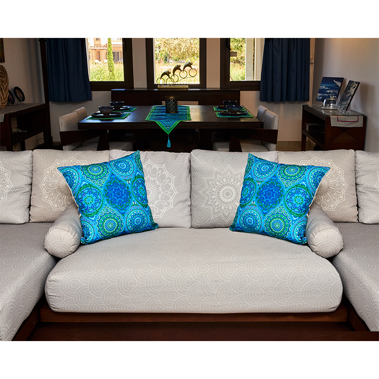 Blue Green Cushion