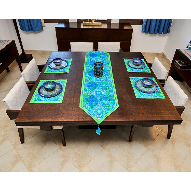 Blue green Placemat